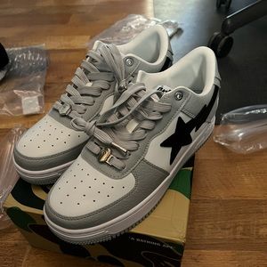 Bapesta Low Grey Black
